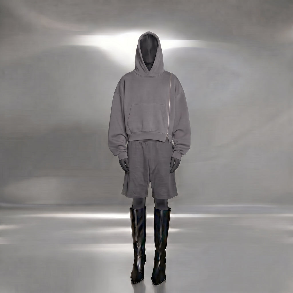 Asymmetrical hoodie