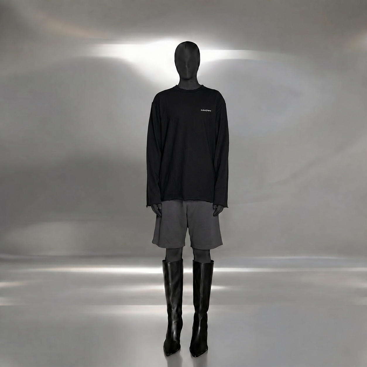 RAW EDGE LONGSLEEWE_03 — BLACK