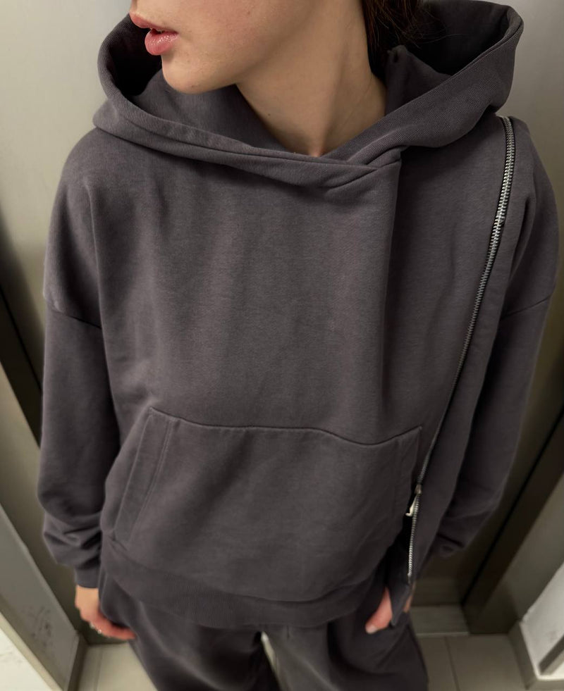 Asymmetrical hoodie