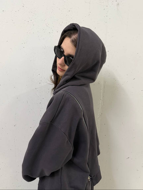 Asymmetrical hoodie